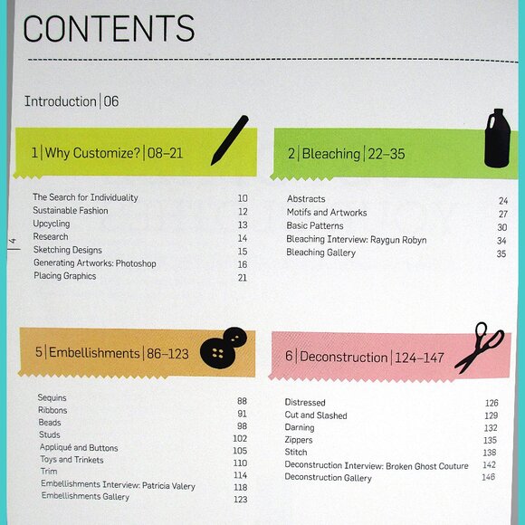 Book - Customize Your Clothes: A Head-to-Toe Guide..., by Rain Blanken - Picture 10 of 13